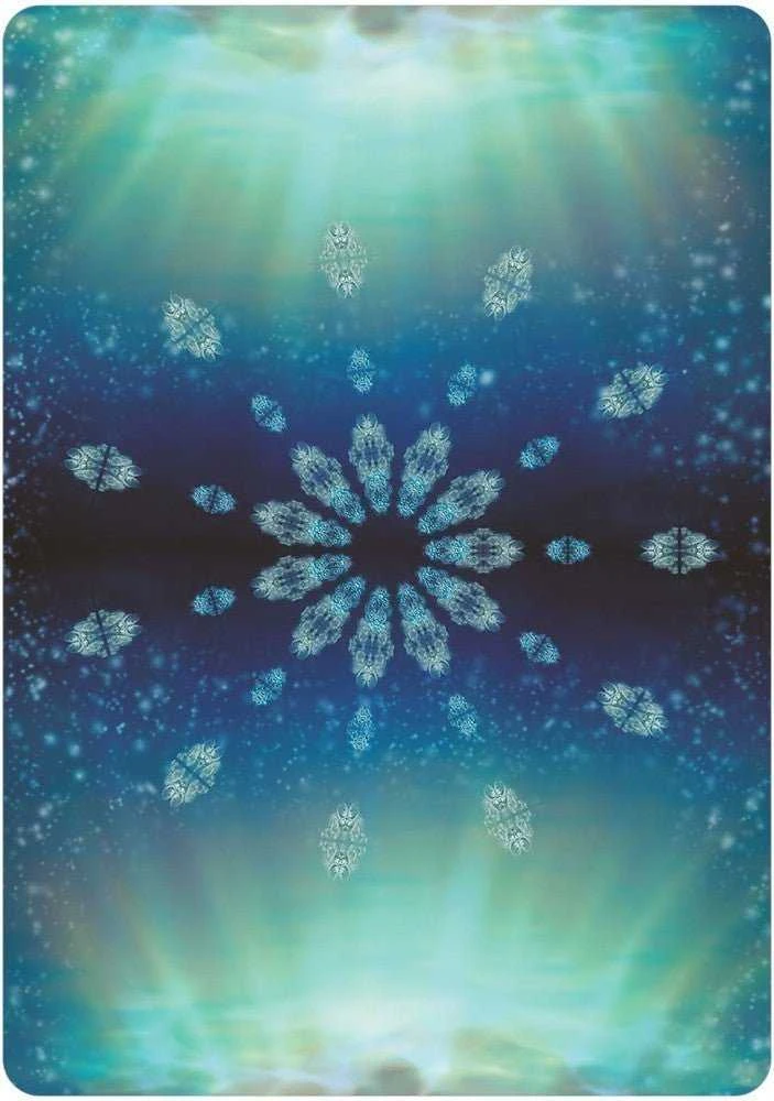 Blue Angel Mėlyna Angel Mėlyna Angel Vanduo Temple Oracle Kortos