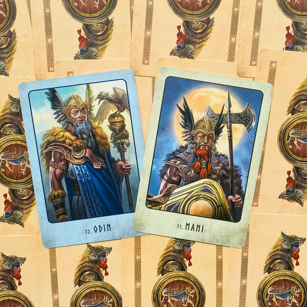 Blue Angel Mėlyna Angel Viking Oracle Kortos
