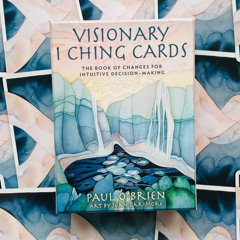 Blue Angel Mėlyna Angel Mėlyna Angel Visionary I Ching Oracle Kortos