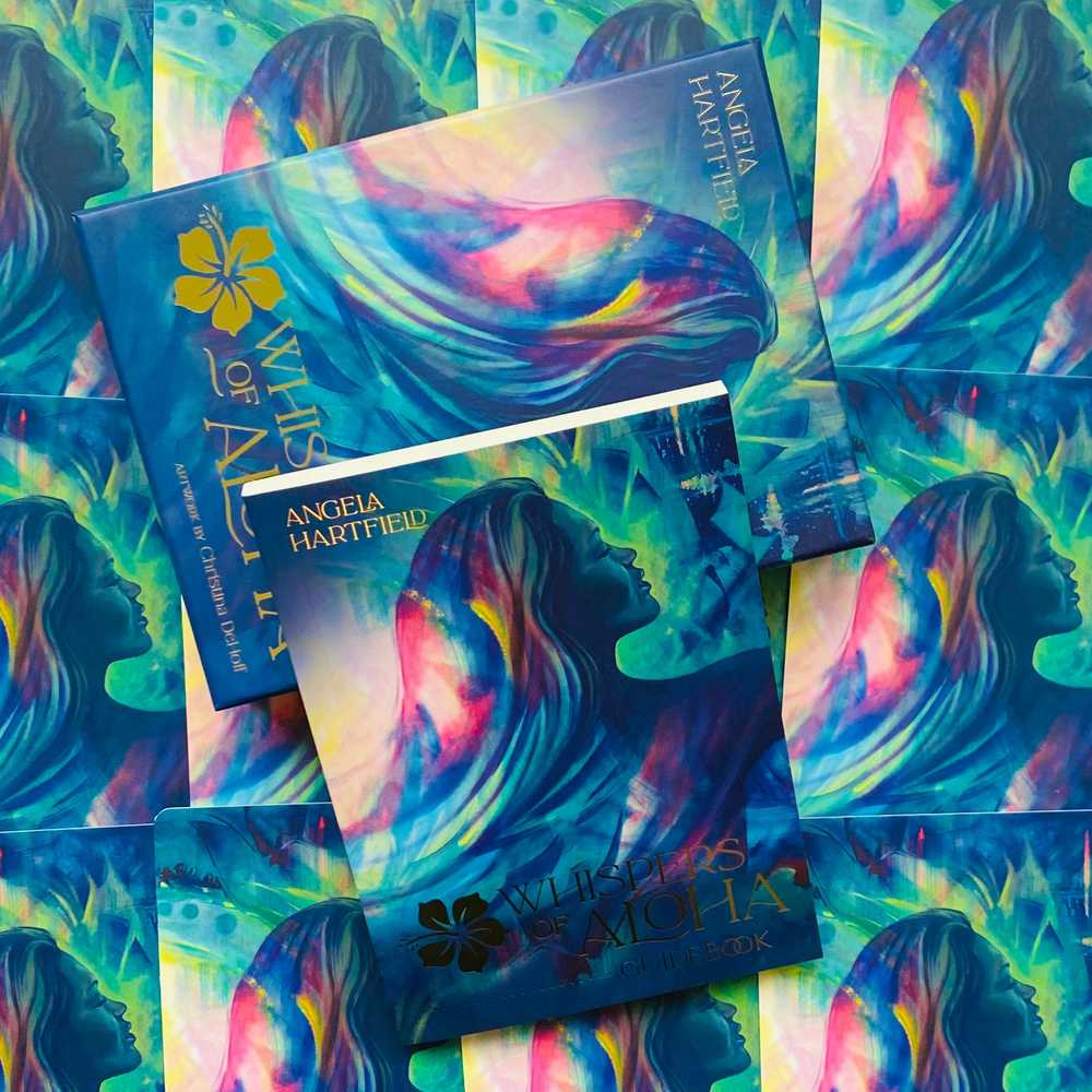 Blue Angel Mėlyna Angel Mėlyna Angel Whispers Of Aloha Oracle Kortos