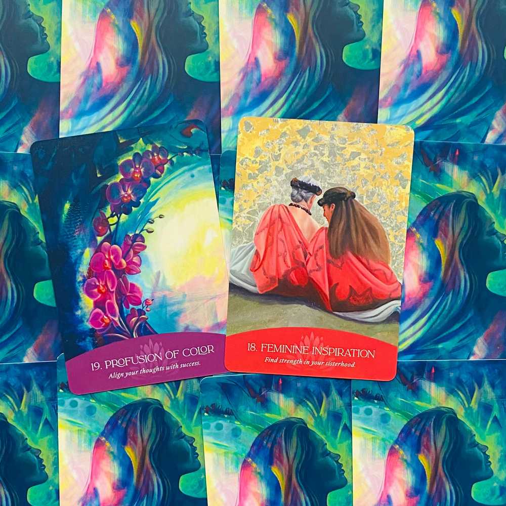 Blue Angel Mėlyna Angel Mėlyna Angel Whispers Of Aloha Oracle Kortos