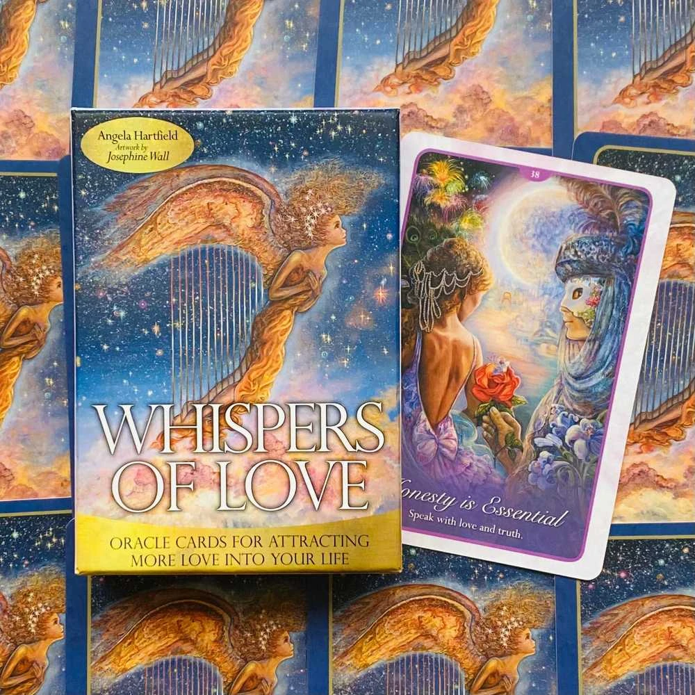 Blue Angel Mėlyna Angel Mėlyna Angel Whispers Of Love Oracle Kortos
