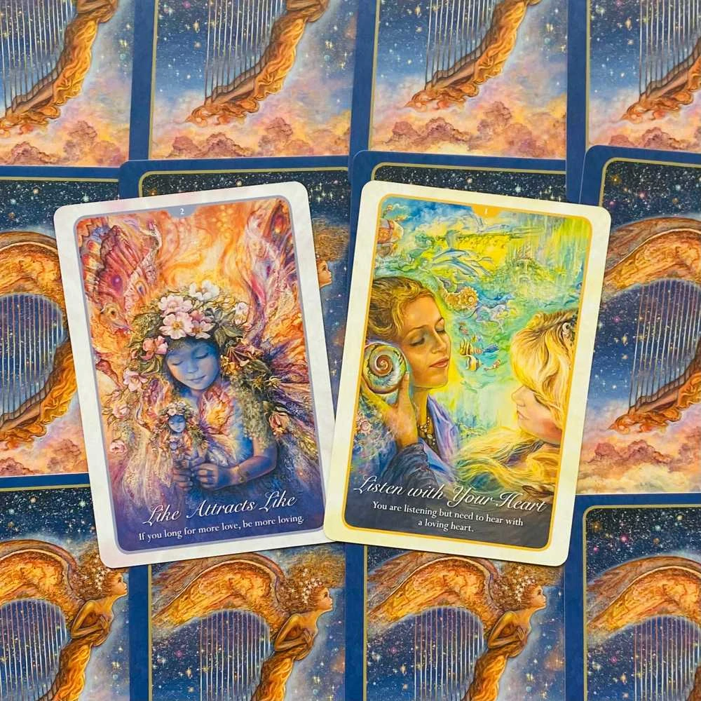 Blue Angel Mėlyna Angel Mėlyna Angel Whispers Of Love Oracle Kortos