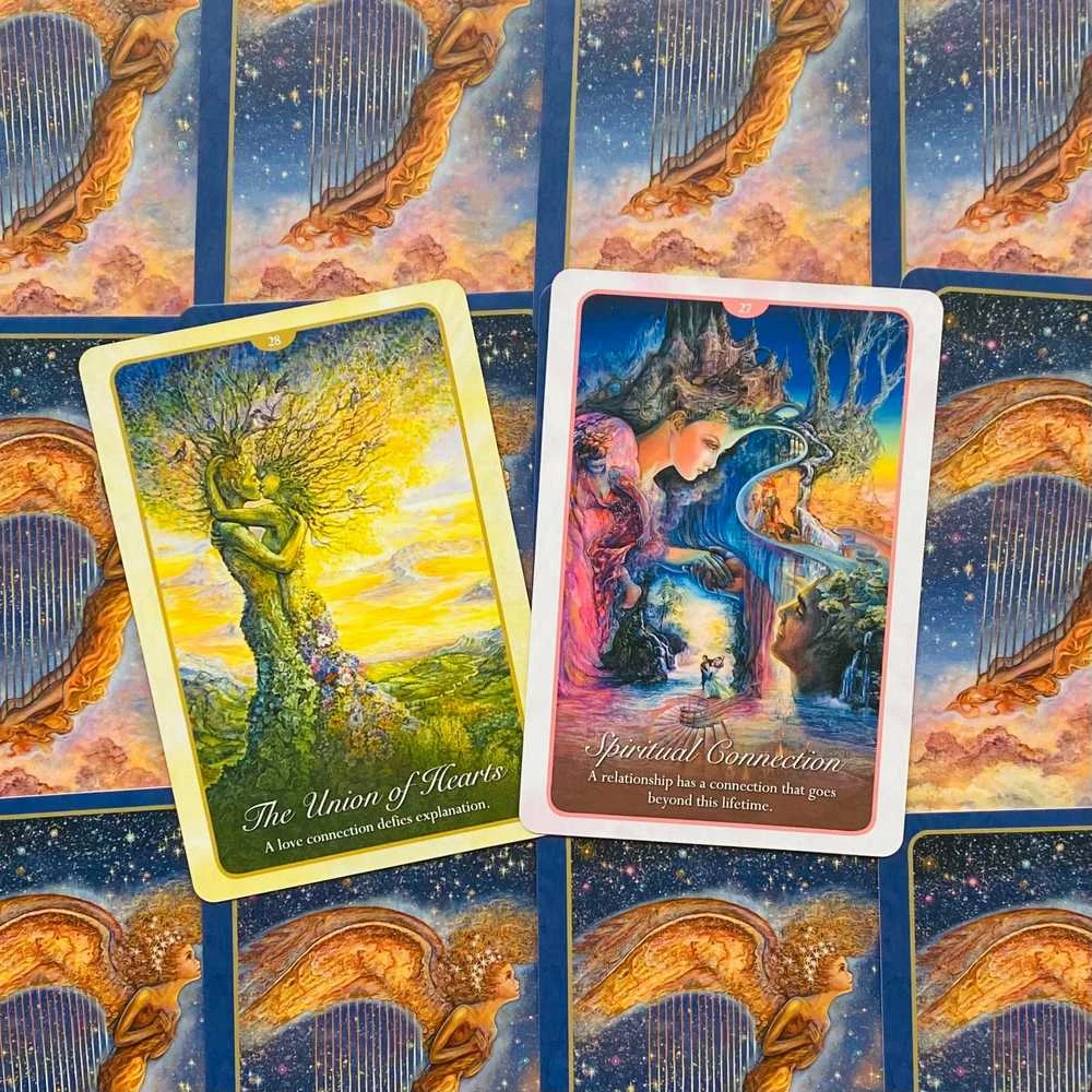 Blue Angel Mėlyna Angel Mėlyna Angel Whispers Of Love Oracle Kortos