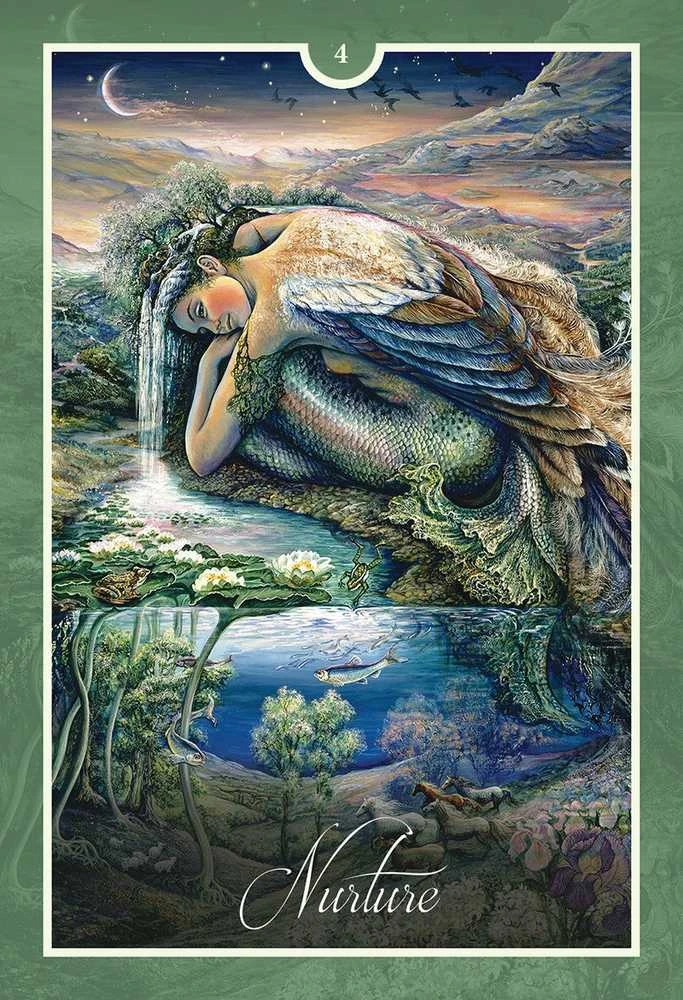 Blue Angel Mėlyna Angel Mėlyna Angel Whispers Of Oracle Kortos