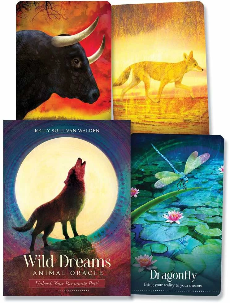 Blue Angel Mėlyna Angel Mėlyna Angel Wild Dreams Animal Oracle Kortos
