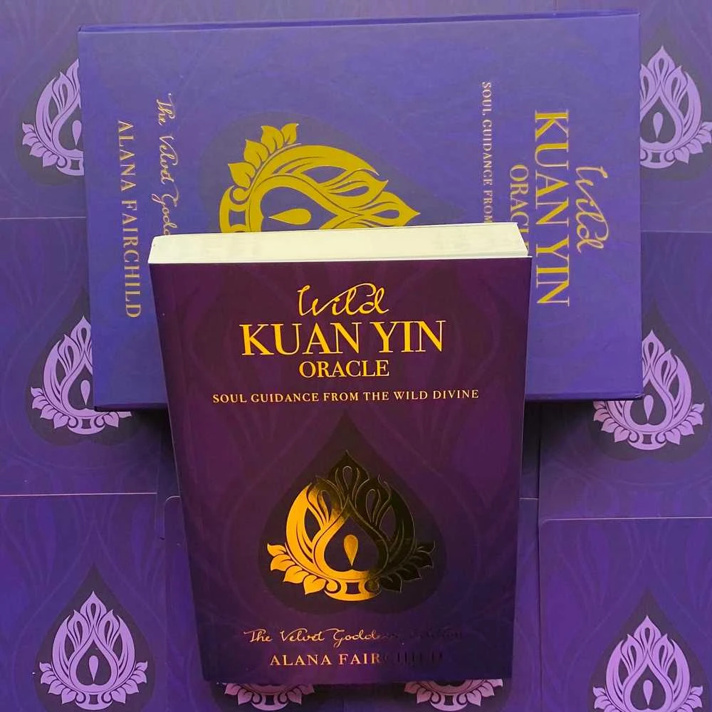 Blue Angel Mėlyna Angel Mėlyna Angel Wild Kuan Yin Oracle Kortos