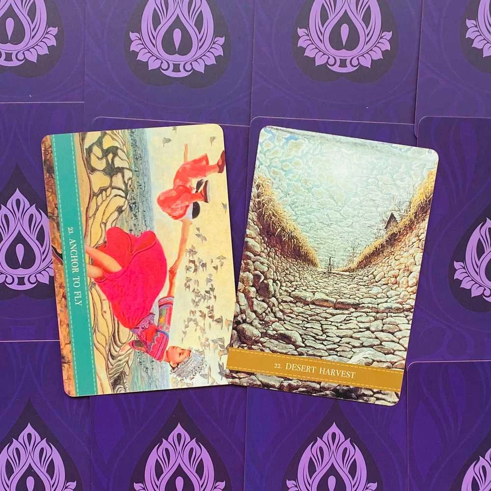 Blue Angel Mėlyna Angel Mėlyna Angel Wild Kuan Yin Oracle Kortos