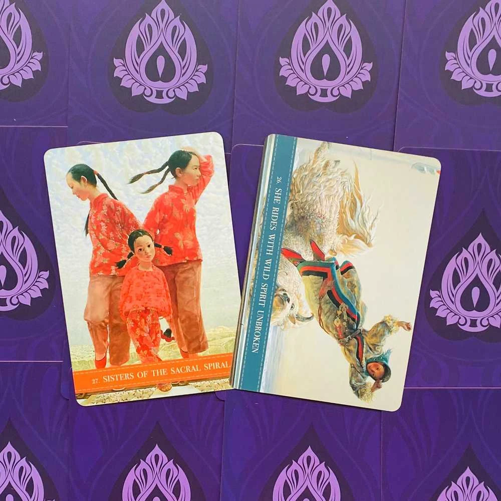 Blue Angel Mėlyna Angel Mėlyna Angel Wild Kuan Yin Oracle Kortos