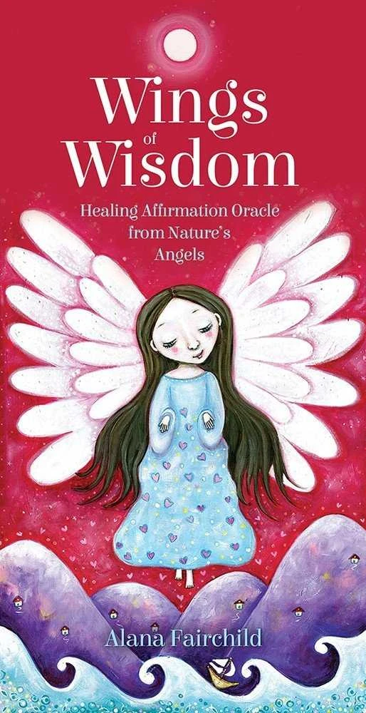 Blue Angel Mėlyna Angel Mėlyna Angel Wings Of Wisdom Oracle Kortos