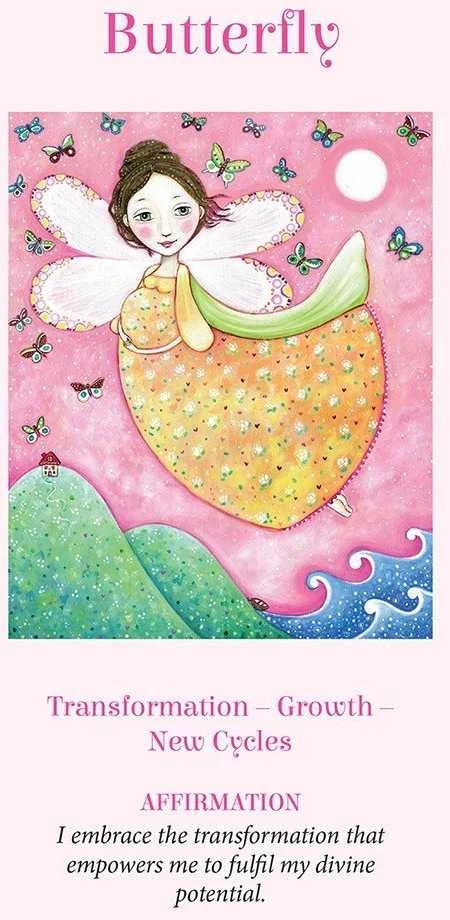 Blue Angel Mėlyna Angel Mėlyna Angel Wings Of Wisdom Oracle Kortos
