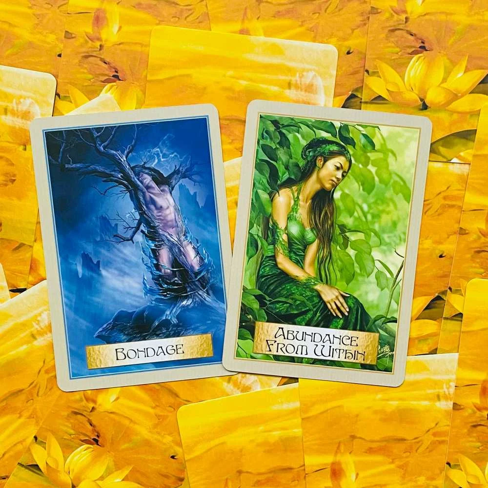 Blue Angel Mėlyna Angel Mėlyna Angel Wisdom Of The Golden Path Oracle Kortos
