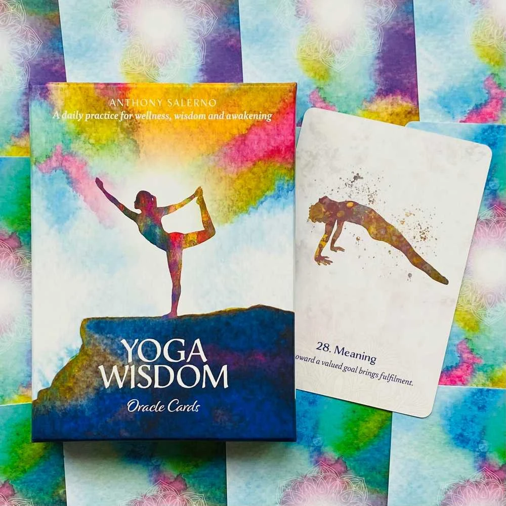 Blue Angel Mėlyna Angel Mėlyna Angel Yoga Wisdom Oracle Kortos