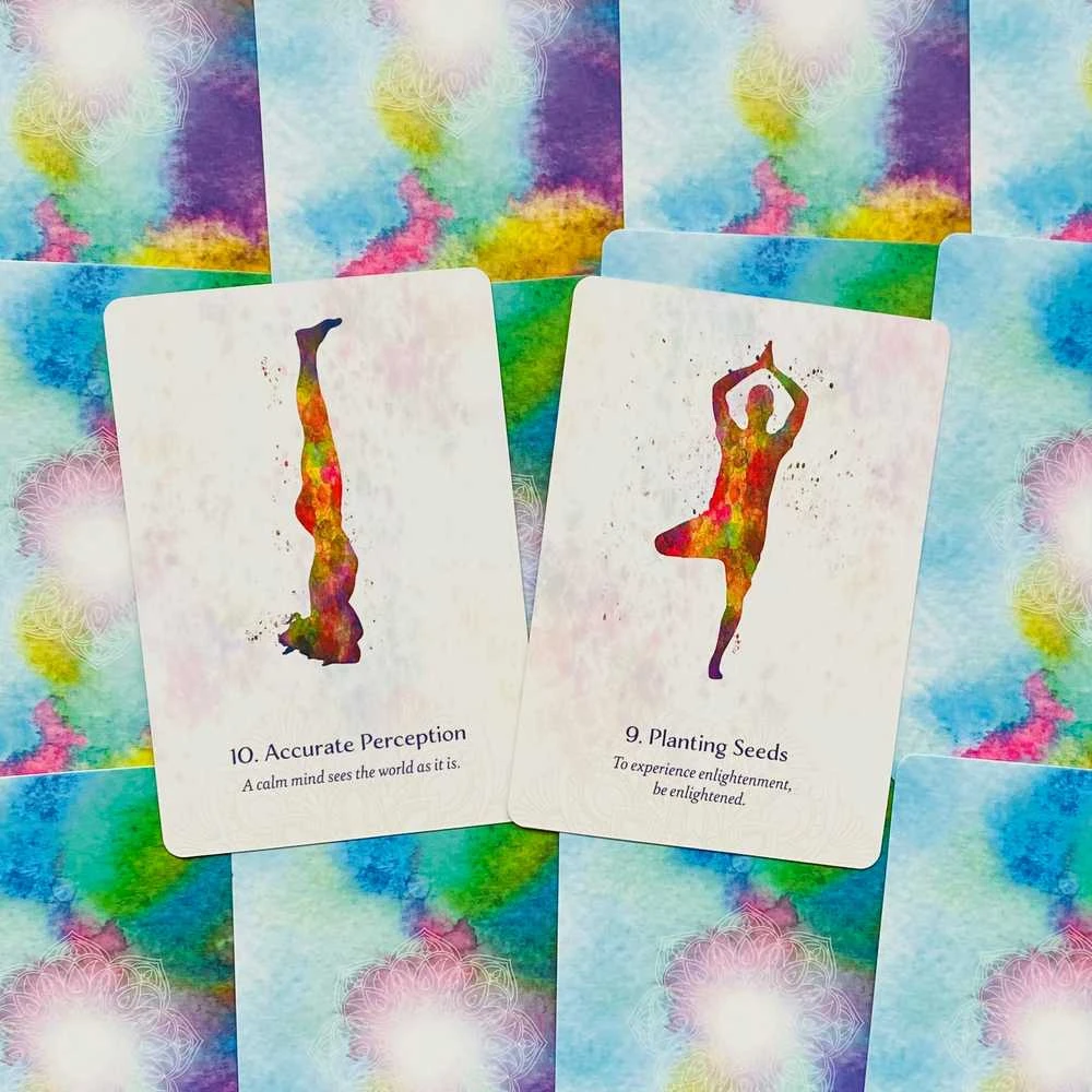 Blue Angel Mėlyna Angel Mėlyna Angel Yoga Wisdom Oracle Kortos