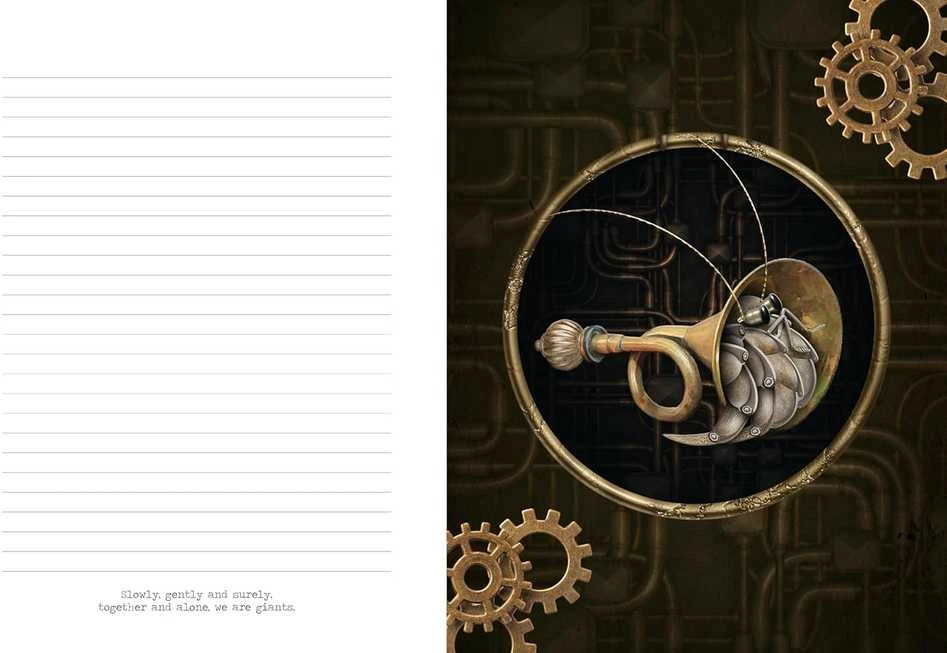 Blue Angel Mėlyna Angel Zoologica Steampunk kūrybos užrašinė su iliustracijomis, 220 psl. – Mėlyna Angel