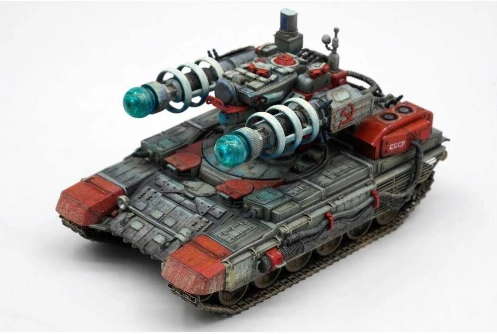 Border Model Border Tesla tankas Raudona Alert 2 1/35 plastikinis modelis