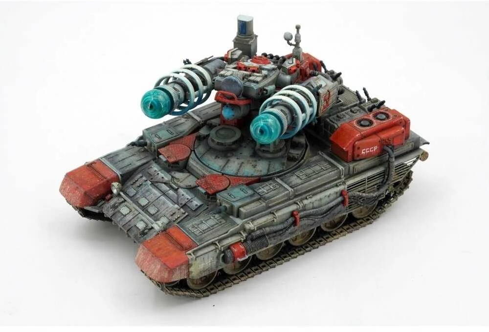 Border Model Border Tesla tankas Raudona Alert 2 1/35 plastikinis modelis