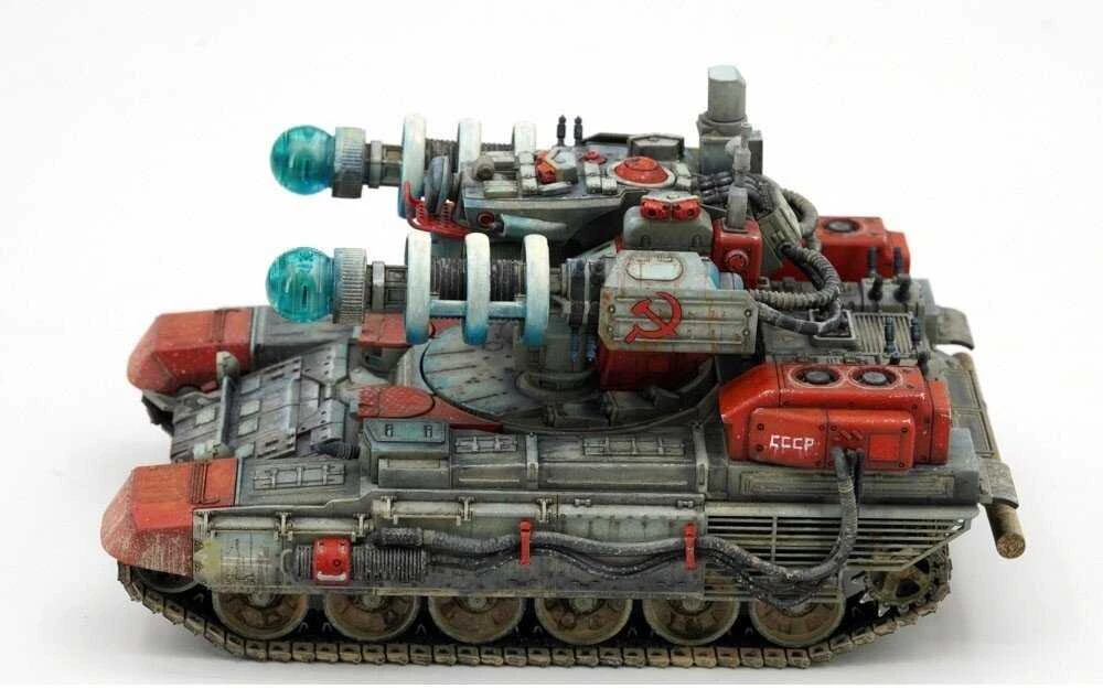 Border Model Border Tesla tankas Raudona Alert 2 1/35 plastikinis modelis