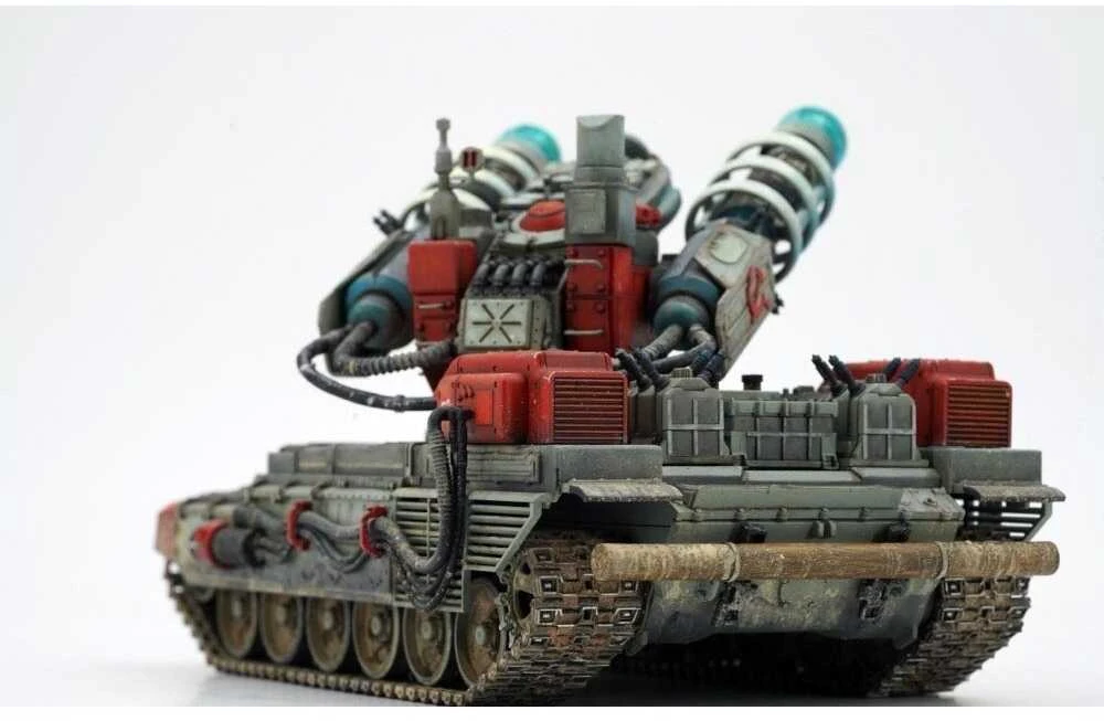 Border Model Border Tesla tankas Raudona Alert 2 1/35 plastikinis modelis