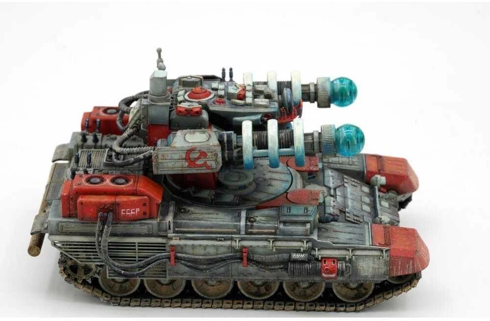 Border Model Border Tesla tankas Raudona Alert 2 1/35 plastikinis modelis