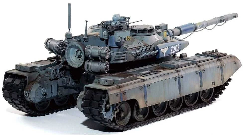 Border Model Grizzly tankas Raudona Alert 2 plastikinis 1/35 modelis