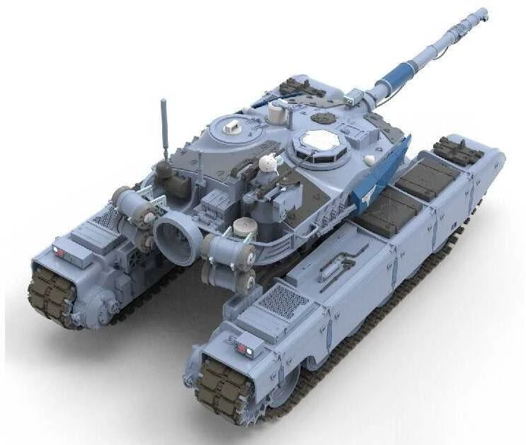 Border Model Grizzly tankas Raudona Alert 2 plastikinis 1/35 modelis