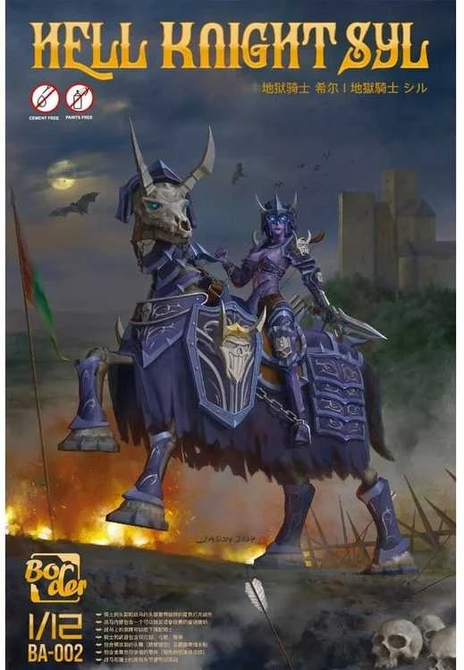 Border Model Hell Knight Syl 1/12 plastikinė figūrėlė rinkiniui