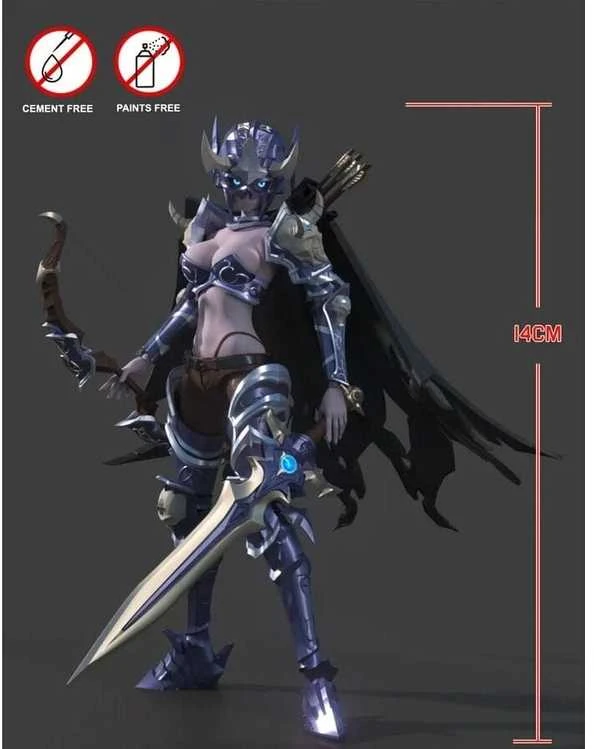 Border Model Hell Knight Syl 1/12 plastikinė figūrėlė rinkiniui