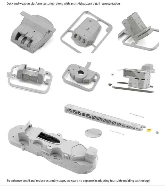 Border Model Japonų mūšinis laivas Yamato 1/350 plastikinis surenkamas rinkinys