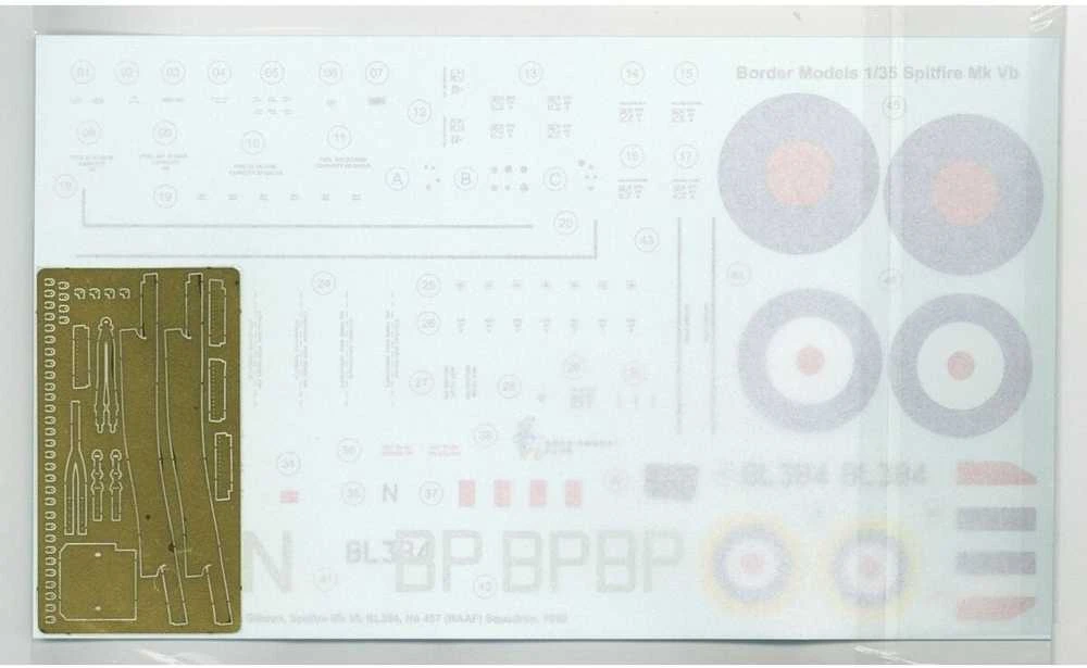 Border Model Supermarine Spitfire Mk.Vb 1/35 plastikinis lėktuvo modelis