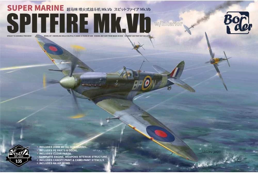 Border Model Supermarine Spitfire Mk.Vb 1/35 plastikinis lėktuvo modelis