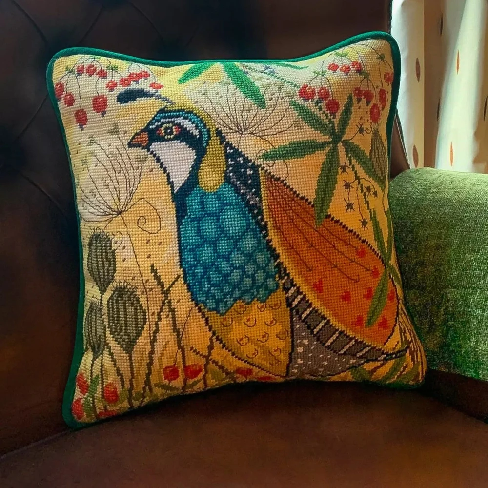 Bothy Threads Gobeleno siuvinėjimo rinkinys „Partridge“ – kurapka, 40x40 cm