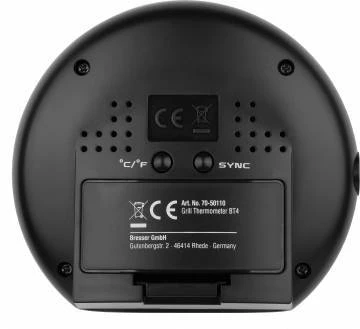Bresser Bluetooth grilio termometras mėsai – temperatūra telefone iki 30 m