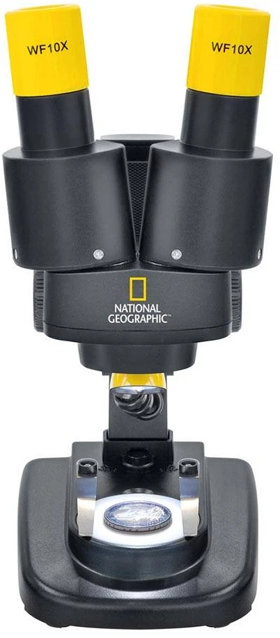 Dėlionė Bresser National Geographic Binokuliarinis mikroskopas National Geographic 20x su mineralų mėginiais