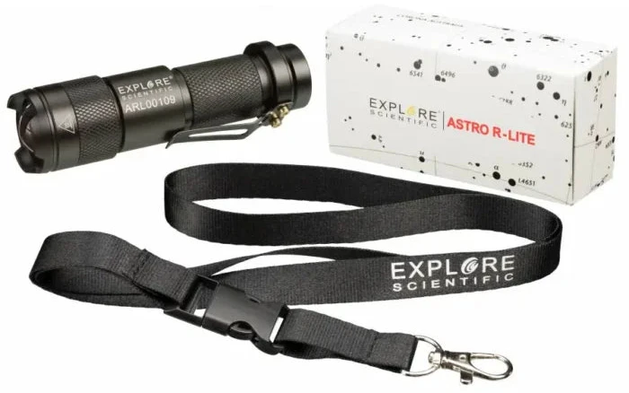 Bresser Žibintuvėlis Explore Scientific Astro R-LITE raudonas
