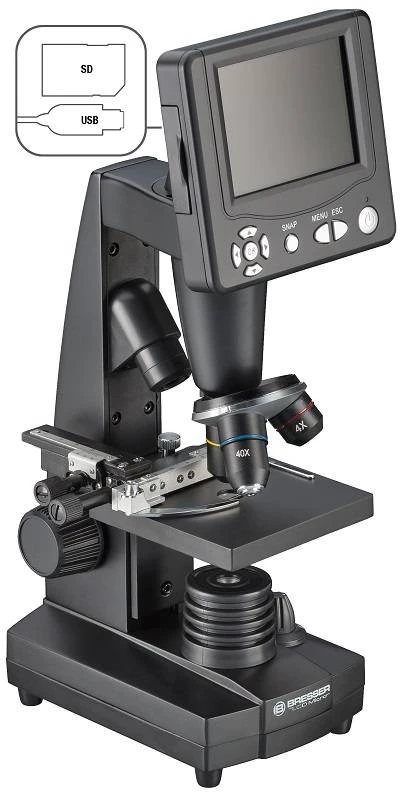 Mikroskopas Bresser 50x-2000x LCD Microscope 8,9cm (3,5 )