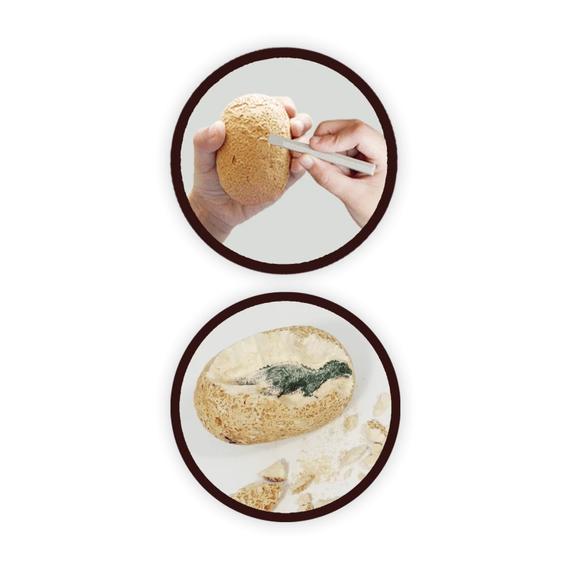 Dėlionė Buki France Dino mega kiaušinis, Buki, maxi pakuotė