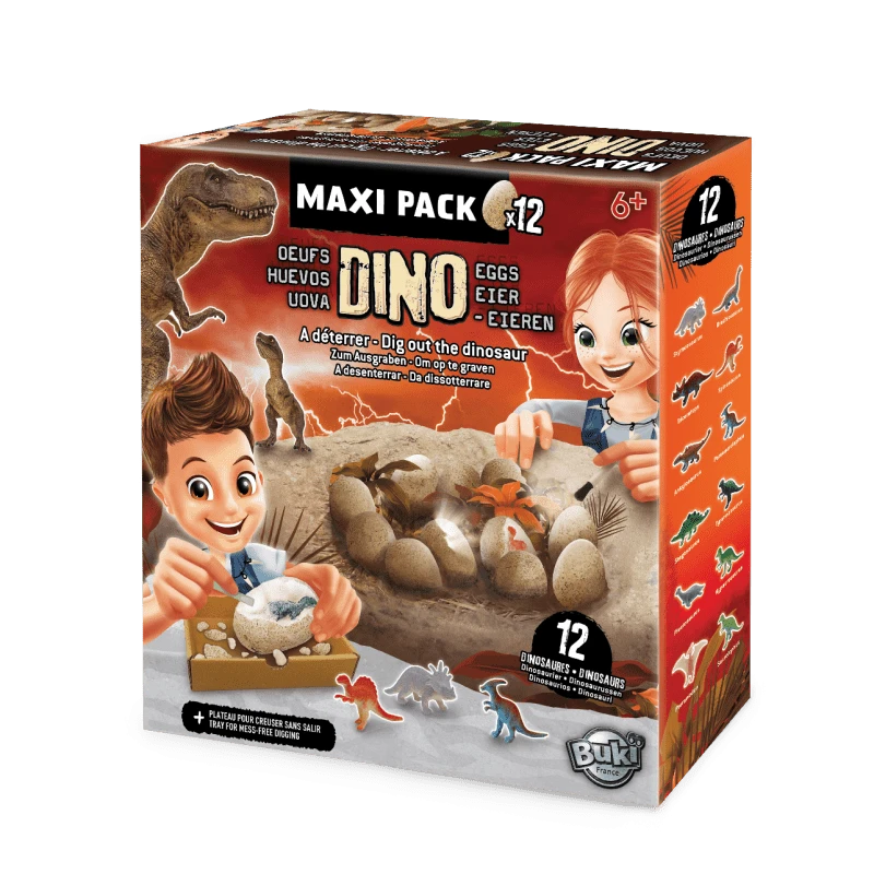 Dėlionė Buki France Dino mega kiaušinis, Buki, maxi pakuotė