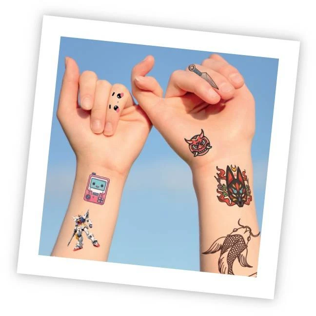 Buki France 75 nuplaunamos tatuiruotės – Manga Kawaii, Buki