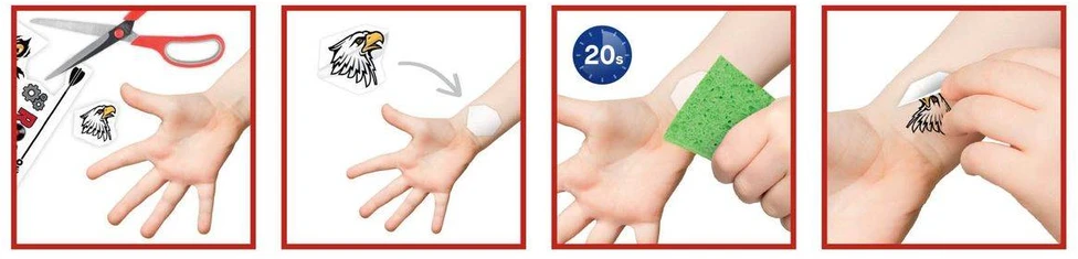 Buki France 75 nuplaunamos tatuiruotės – Rokas, Buki