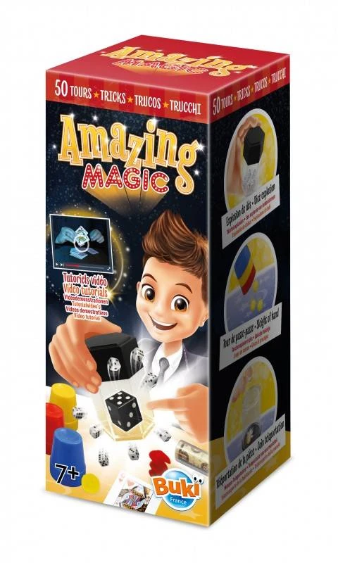Buki France Amazing Magic magijos triukų rinkinys vaikams – Paslaptinga magiška dėžutė