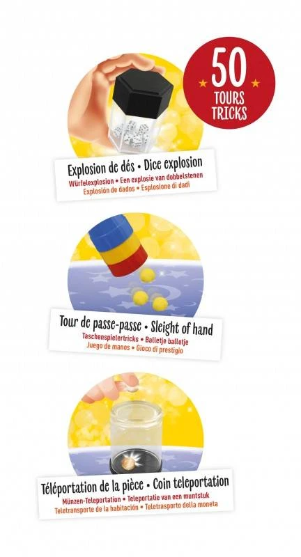 Buki France Amazing Magic magijos triukų rinkinys vaikams – Paslaptinga magiška dėžutė
