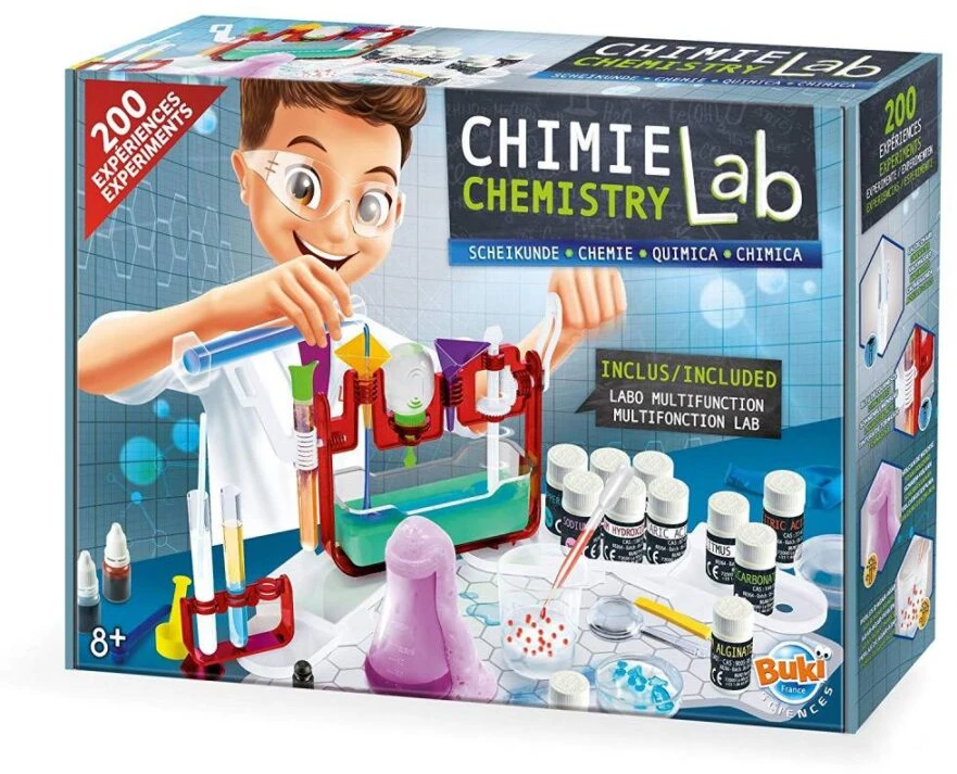 Dėlionė Buki France Chemijos laboratorija, Buki, 200 eksperimentų