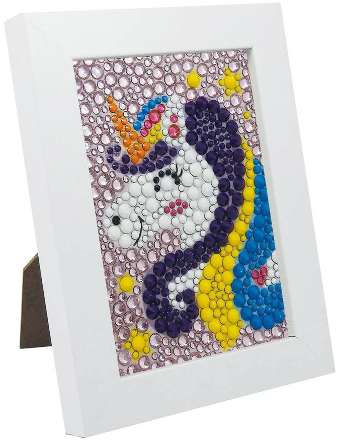 Buki France Deimantukų mozaikos rinkinys vaikams 6+ – žėrintys gyvūnėliai 15x19cm