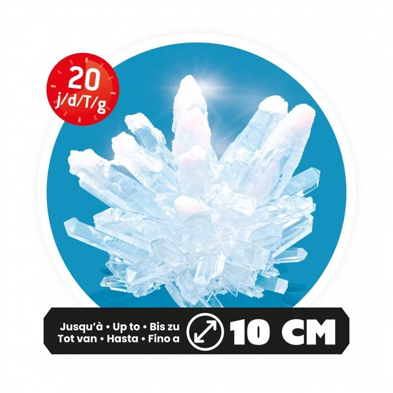 Buki France Didžiulio 10 cm kristalo auginimo rinkinys vaikams nuo 8 m.