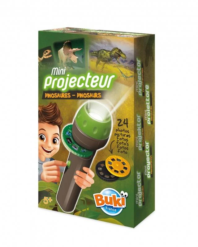 Dėlionė Buki France Mini projektors, Buki, Dinozauri