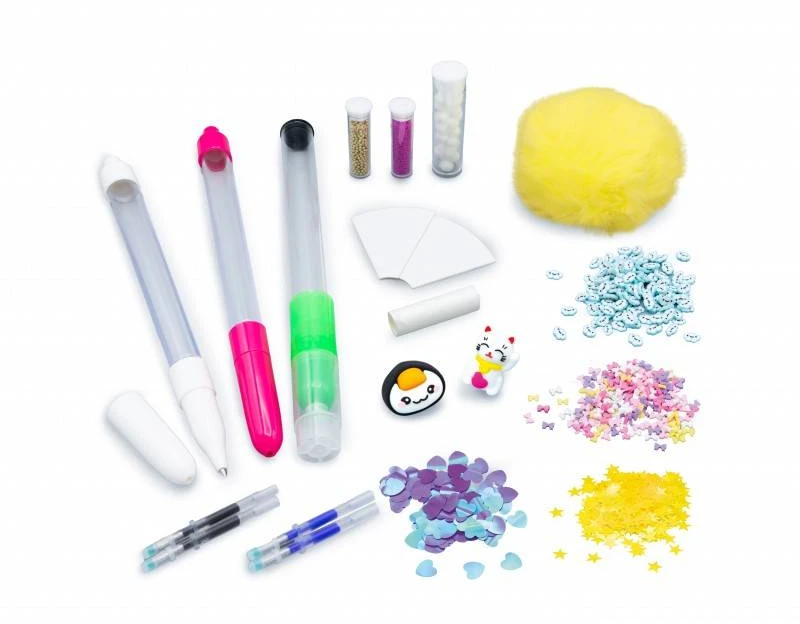 Buki France Kawaii DIY nutrinamų rašiklių gamybos rinkinys vaikams, 3 vnt.