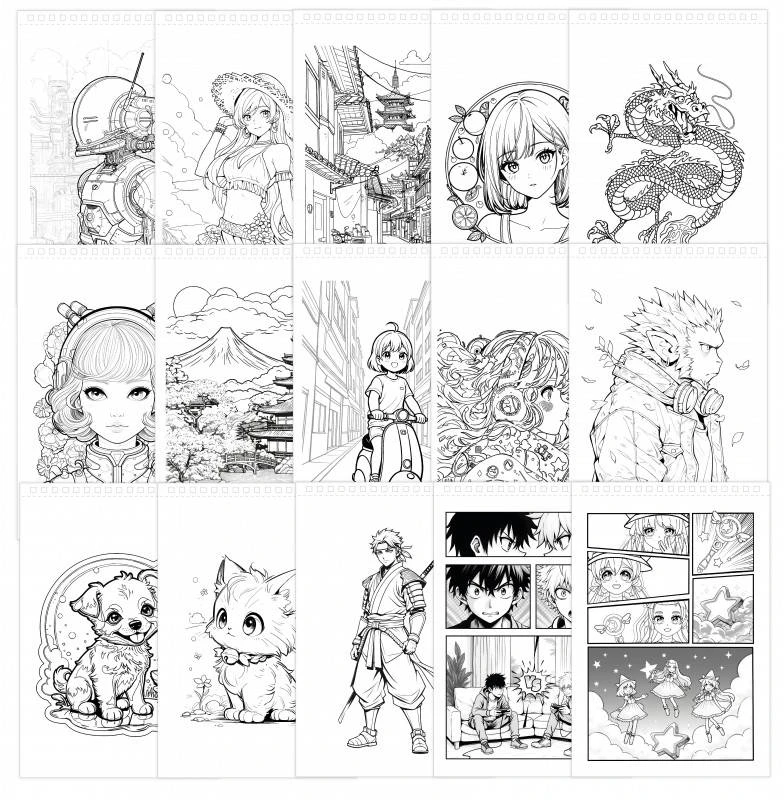 Dėlionė Buki France Profesionali studija Manga, Buki