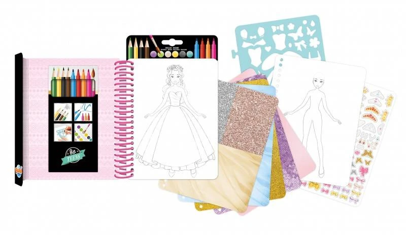 Buki France Sketchbook – Princess Dresses, Buki