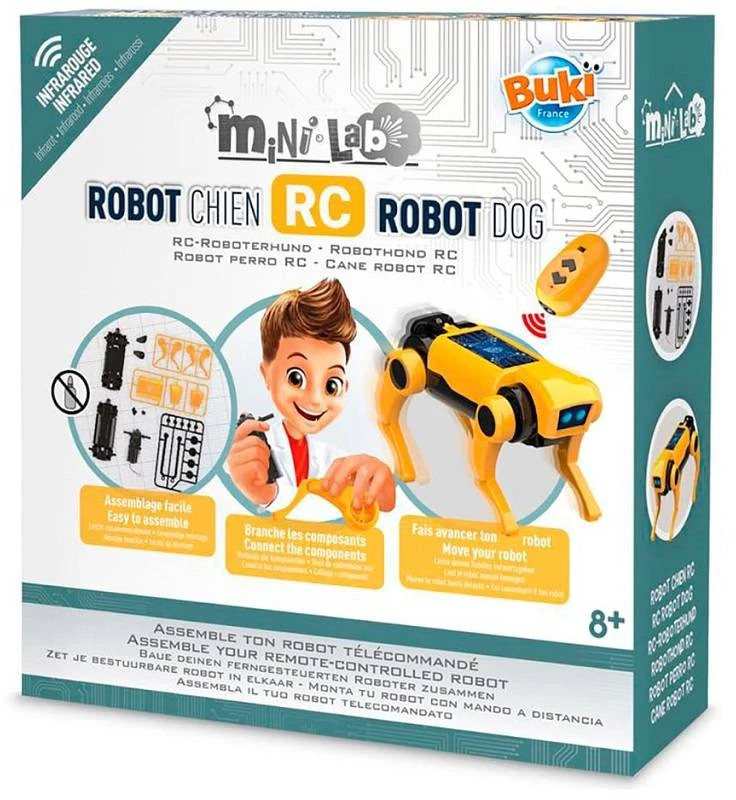 Buki France STEM robotas šuo konstruktorius su pulteliu vaikams 8+